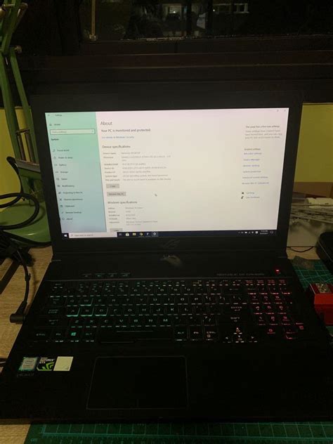 Asus Rog Gu501gm Gaming Laptop Intel I7 8750h Gtx 1060 156 Inch