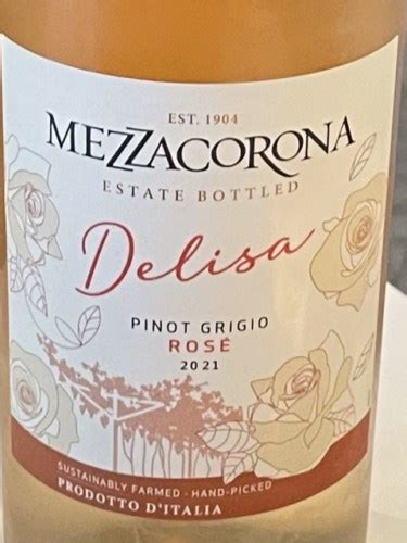 Mezzacorona Delisa Pinot Grigio Ros Vivino