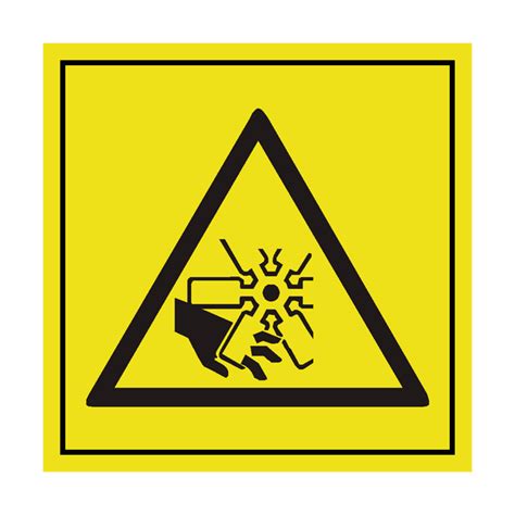 Rotating Fan Blade Iso Label Safety Uk