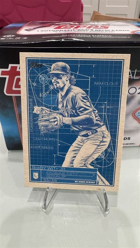 2024 Topps Series 1 Superstar Blueprint SB 25 Bobby Witt Jr Kansas