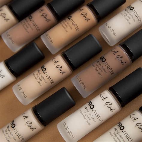 La Girl Pro Mattte Hight Definition Long Wear Matte Foundation 30ml