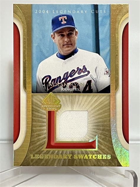 2004 SP Legendary Cuts Legendary Swatches LSW NR Nolan Ryan MEM