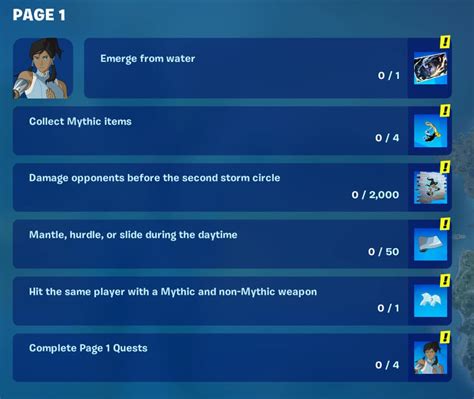 All Fortnite Legend Of Korra Quests Every Mission