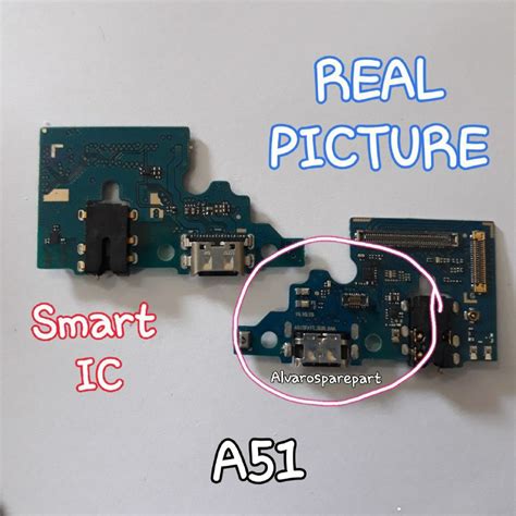 Jual PCB SAMSUNG A51 PAPAN KONEKTOR CAS SMART IC FAST CHARGING