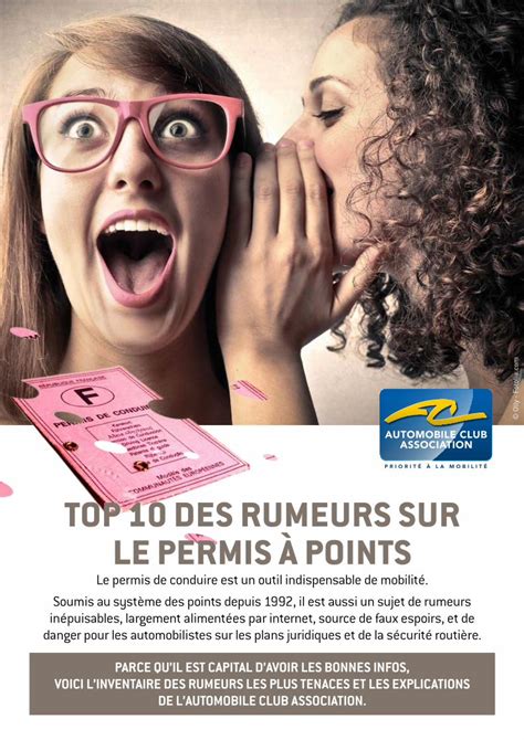 Pdf Top Des Rumeurs Sur Le Permis Points Le