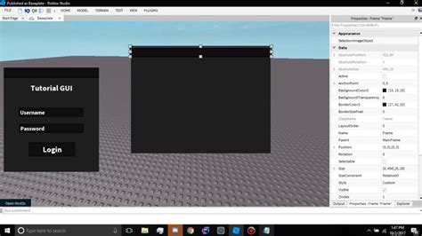 Roblox GUI Template