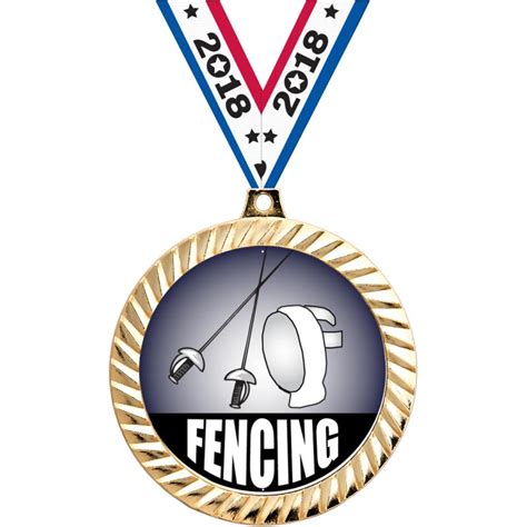 fencing trophies fencing medals fencing plaques  awards