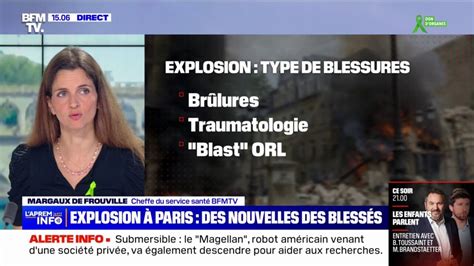 Explosion Paris Des Nouvelles Des Bless S