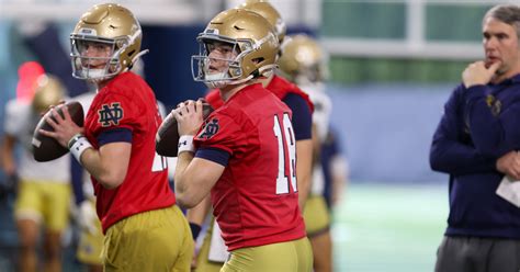 How Notre Dame Plans To Manage Quarterback Competition In Spring Ball