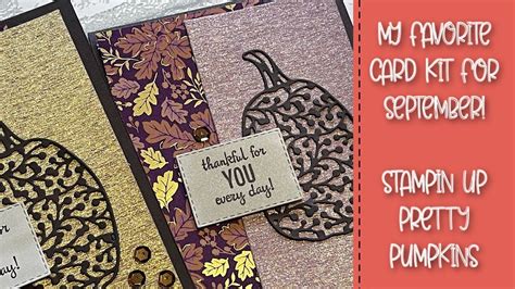 My Favorite Card With Pretty Pumpkins By Stampin Up Youtube