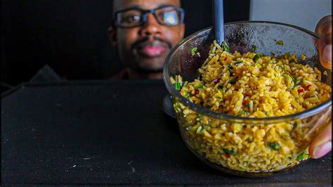 Asmr Eating Delicious Spicy Chili Garlic Fried Rice Asmr Ty Mukbang Youtube