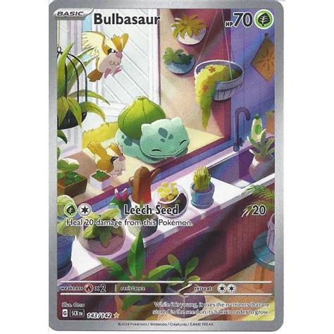 Pokemon Trading Card Game Bulbasaur Illustration Rare Holo