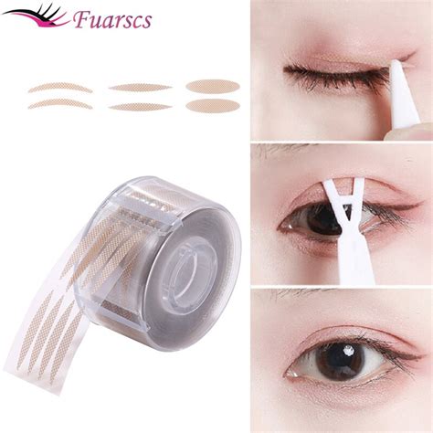 Pcs Invisible Double Eyelid Sticker Lace Eye Lift Strip Transparent