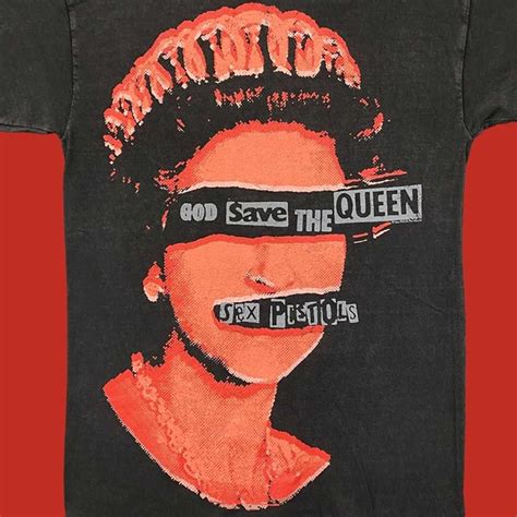 Sex Pistols God Save The Queen Tshirt Size Small Gem