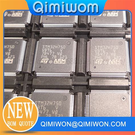 1pcslot Original Genuine Stm32h750vbt6 Lqfp100 Stm32 High Performance Mcu Stm32h7 Series Single