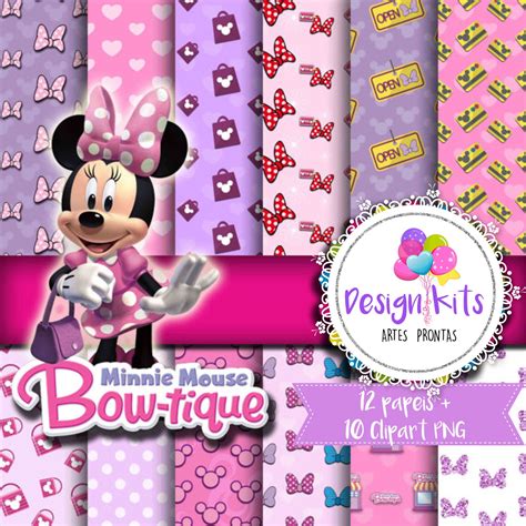 Minnie Rosa Kit Digital Elo Produtos Especiais