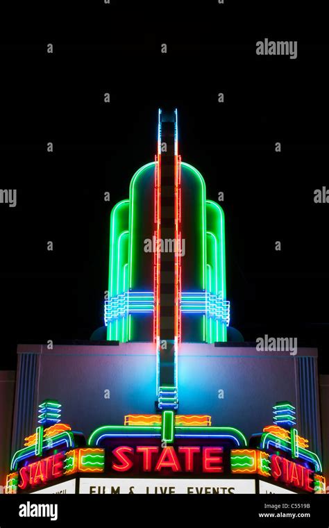 State Theater Auburn California Stock Photo Alamy