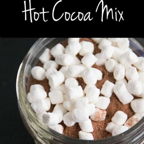 Homemade Hot Cocoa Mix A Few Shortcuts