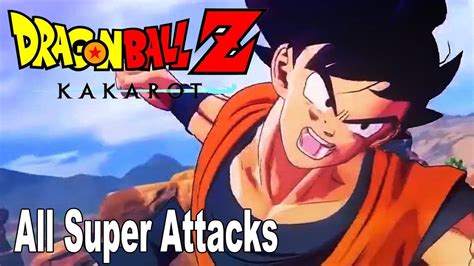 Dragon Ball Z Kakarot All Goku Super Attacks Hd 1080p Youtube