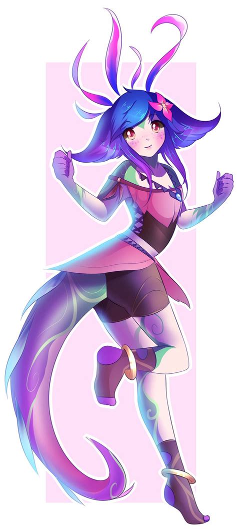 Neeko By Umimizunone On Deviantart Lol League Of Legends League Of