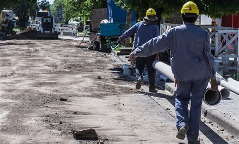 Comenz La Obra De Cloacas En Mor N Sur Construyen La Red Primaria