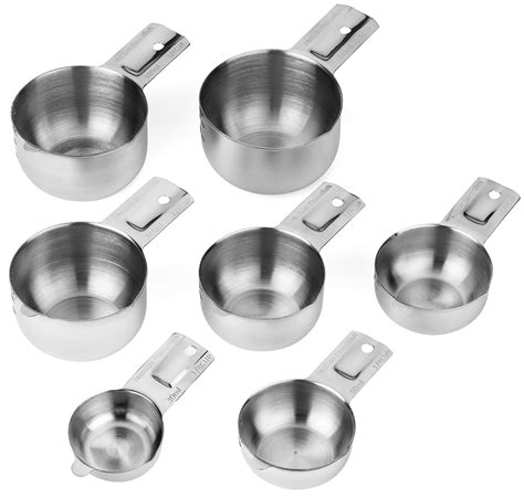 Hudson Essentials Stainless Steel Measuring Cups Set Piece