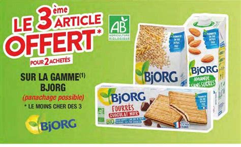 Promo La Gamme Bjorg Chez Migros France ICatalogue Fr