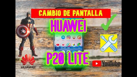 Cambio De Pantalla Huawei P20 Lite Youtube