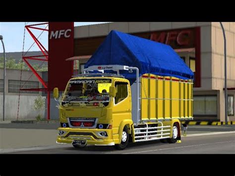 MOD BUSSID TERBARU TRUCK CANTER SHARE LIVERY POLOS MOD CANTER