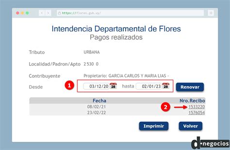 C Mo Pagar La Contribuci N Inmobiliaria De Flores