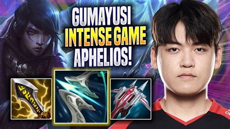 Gumayusi Intense Game With Aphelios T Gumayusi Plays Aphelios Adc