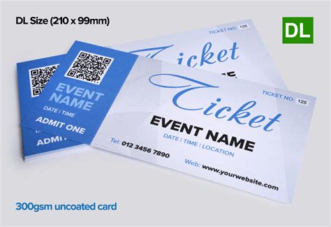 TICKET printing from £28 | Event & Party Tickets