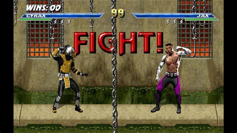 Cyrax Vs Jax Mortal Kombat Trilogy Battle High Level Epic Fight Youtube