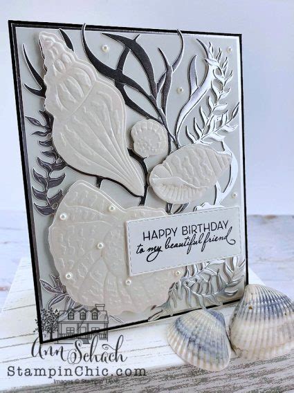 Seashell Birthday Card For The Paper Players The Stampin Schach