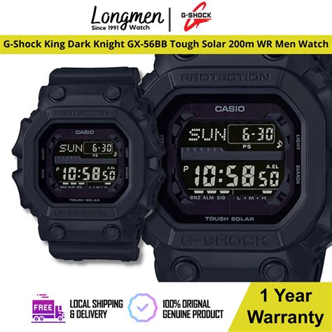 Klang Longmen G Shock King Dark Knight Colourway Gx 56bb Tough Solar