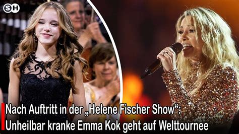 Nach Auftritt In Der Helene Fischer Show Unheilbar Kranke Emma Kok