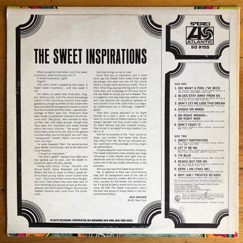 The Sweet Inspirations The Sweet Inspirations Suffragette Records