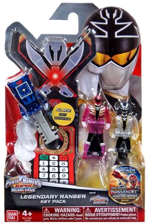 Power Rangers Super Megaforce Legendary Ranger Key Pack Roleplay Toy Super Megaforce Pink Trans