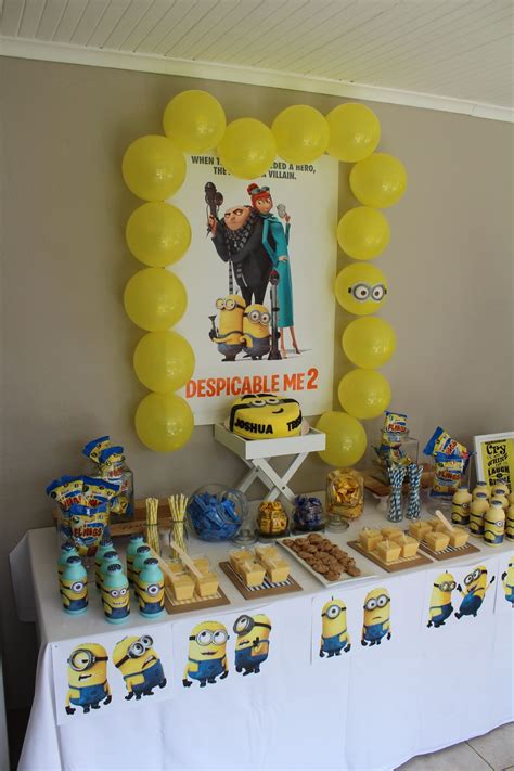 Fiesta De Cumplea Os Minions Ideas S Per Divertidas Minion