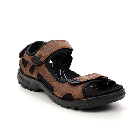 ECCO Offroad Mens Brown nubuck Mens sandals 822184-02671