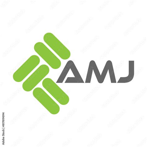 Amj Letter Logo Vector Design Amj Simple And Modern Logo Amj