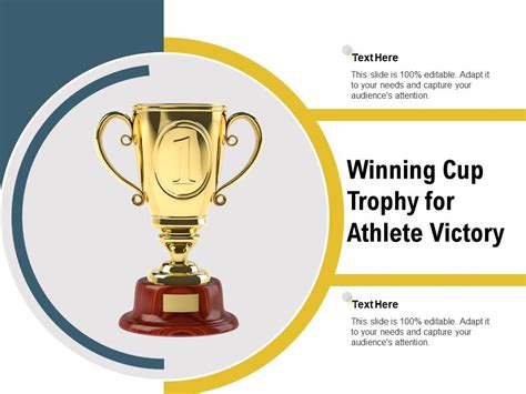 Winning Cup Trophy For Athlete Victory Presentation Graphics