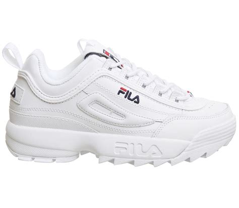 Fila Leather Disruptor Ii Premium In White Leather White Lyst