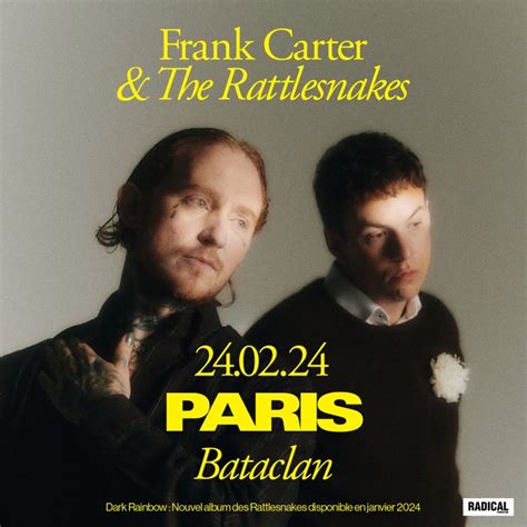 Event Frank Carter The Rattlesnakes Line Up