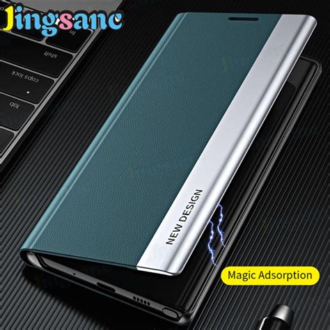 Jingsanc เคสโทรศัพท์สำหรับ Xiaomi Redmi 10cเคสหนังขาตั้งขอบด้านข้าง