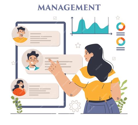 Premium Vector | Management successful strategy development and