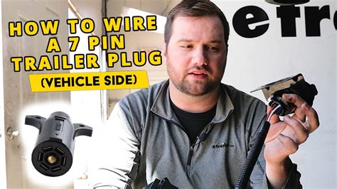 How To Wire A 7 Pin Trailer Plug Vehicle Side Youtube