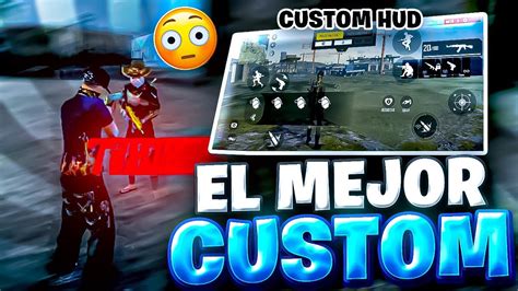 El Mejor Custom Hud A Dedos De Free Fire Youtube