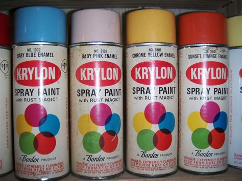 Vintage 1966 Krylon Spray Paint Baby Pink 1966 Krylon Can