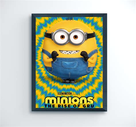 Minions Rise of Gru Movie Poster Print Wall Art A5 A4 A3 A2 A1 Kids Animated 525 - Etsy